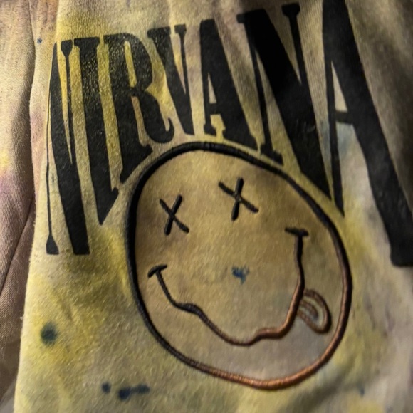 New galaxy swirl tye die one of one NIRVANA designer StreetWear shorts - Picture 11 of 16